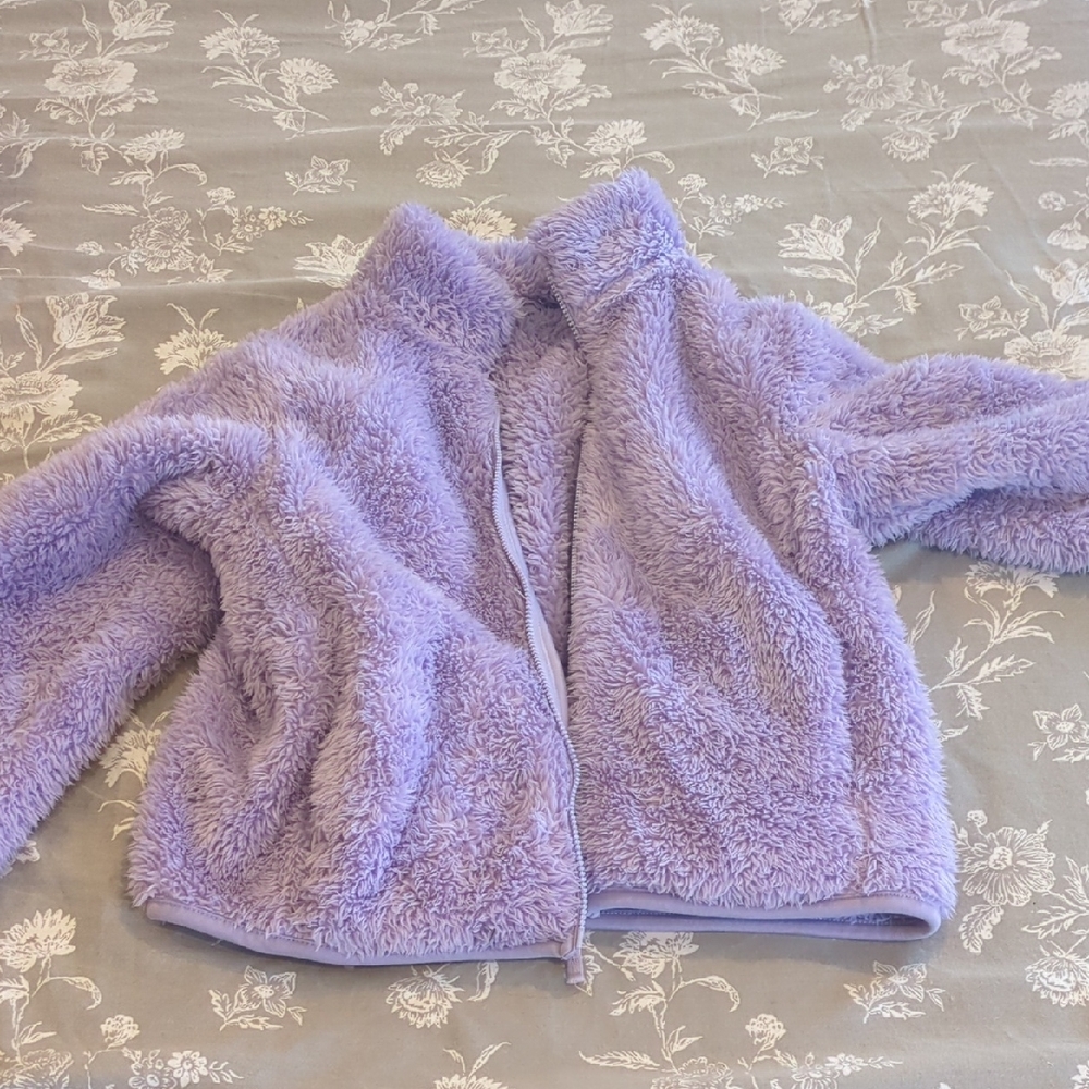 Uniqlo Kids Purple Fleece Jacket